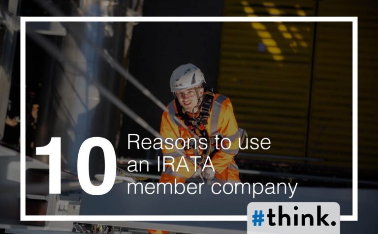 10 Reasons to use an IRATA Member Company