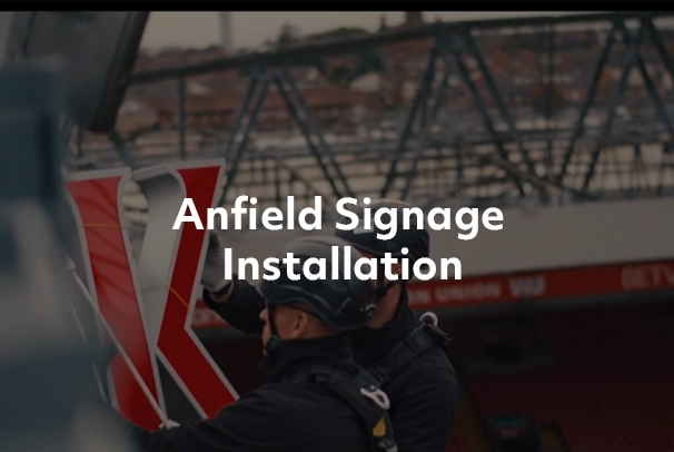 Anfield Signage Installation