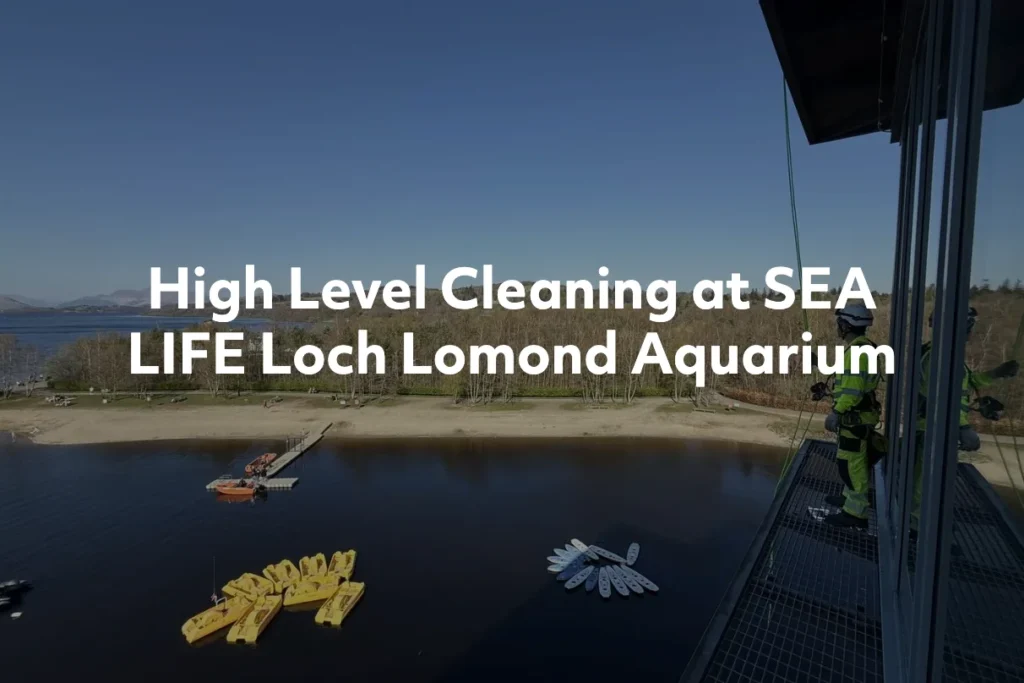 High Level Cleaning at SEA LIFE Loch Lomond Aquarium