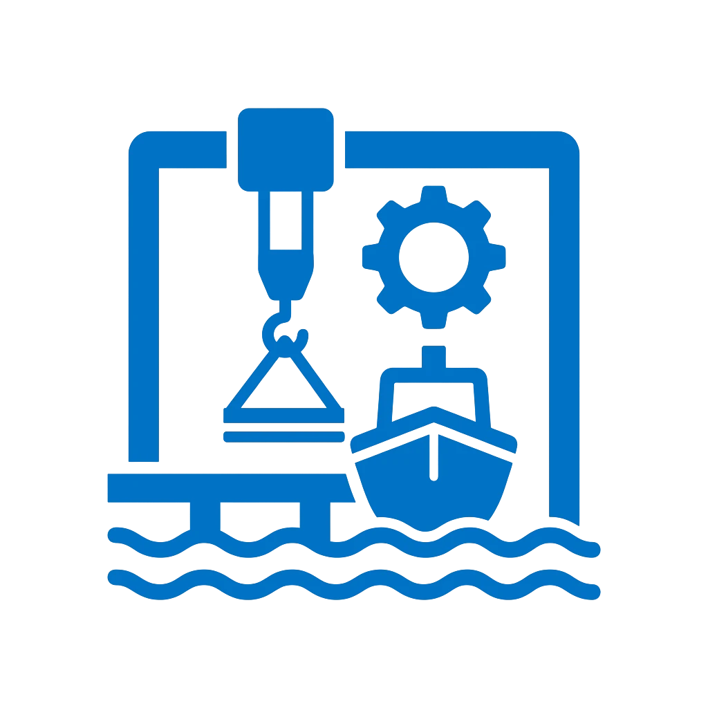 Ship-to-shore crane and gantry maintenance at a container terminal
